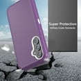 thumbnail image 4 of Xhy Samsung Galaxy A54 5G Case with Screen and Lens Protector Military Grade Heavy Duty 3 in 1 Shockproof Armor Rugged Durable for Galaxy A54 5G Phone - Purple+White, 4 of 6