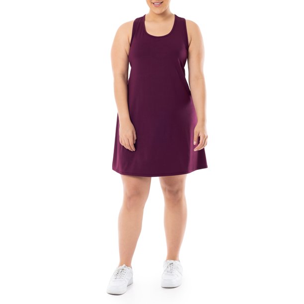 Athletic Works Women's Plus Active Racerback Tank Dress