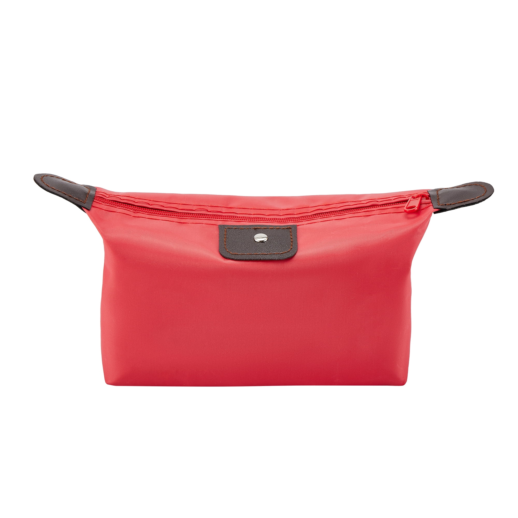 Waterproof Makeup Bag Classic Striped Zipper Pouch Cosmetic Organizer