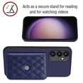 thumbnail image 4 of Allytech Galaxy A54 5G Wallet Case with Shoulder Strap, Luxury PU Leather RFID Blocking Protectve Anti-Scratch Bumper Cards Slots Magnetic Closure Phone Case Cover for Samsung Galaxy A54 5G, Blue, 4 of 9