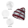 thumbnail image 3 of Yiaed Buffalo Plaid Forest Print Winter Beanie for Men Women, Fleece Lined Beanie Soft Warm Knit Hat Ski Stocking Cuffed Ca, 3 of 6