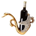 thumbnail image 3 of Wine Cabinet Swan Ornaments, Swan Wine Rack Light Luxury Style  For Living Room Blue,Gold, 3 of 8