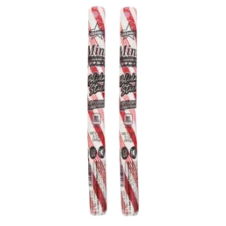 Mint Twist Holiday Peppermint Stick, 3.5 oz, Pack of 2 | Candy Treat for Stocking Stuffers, Holiday Parties & Hot Cocoa Stirrers | Christmas Peppermint Candy