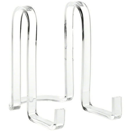 Plymor Clear Acrylic Ribbon-Style Display Easel, 6.125" H x 4" W x 6.5" D