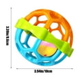 thumbnail image 4 of JVBTVB Toys, Can Be Boiled to Soothe Early Childhood Education Fitness Soft Rubber Animals Grip Balls Shaking Bells ToyHoliday Gifts, 4 of 6