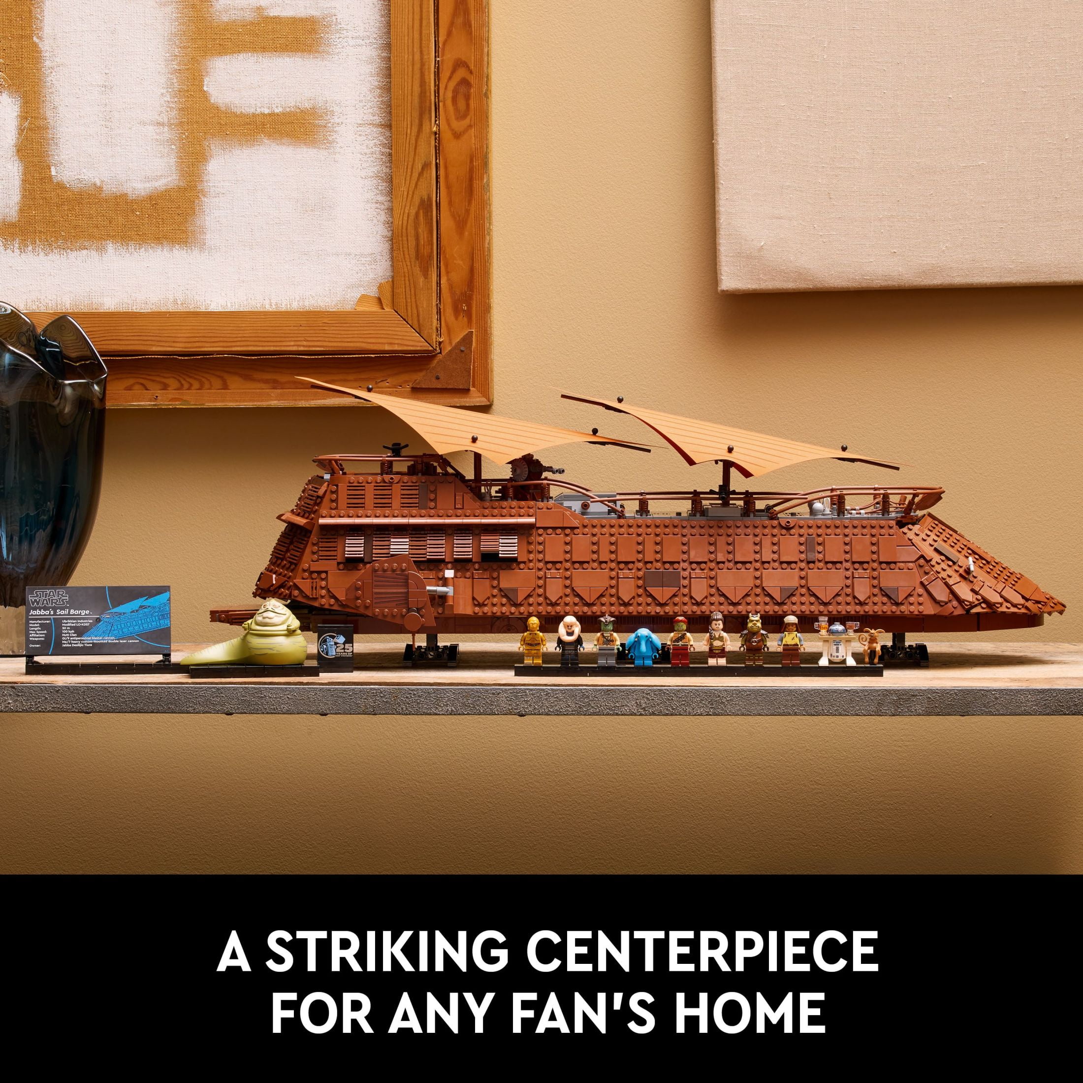 LEGO Star Wars: Return of the Jedi Jabba's Sail Barge Building Set for Adults - Star Wars Ship Collectible Set for Fans - with 11 Minifigures - Gift for Men and Women - 75397