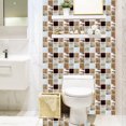 thumbnail image 2 of nipocaio Frosted Cubic Membrane Tile Mosaic Sticker DIY Decorative Waterproof Wall Sticker Kitchen Murals - Wall Stickers - Cement Tiles Adhesive Mural - Wall Stickers, 2 of 5