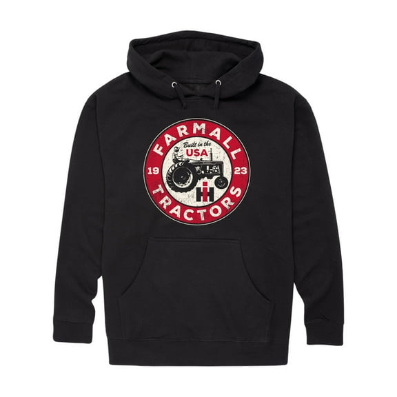 Farmall Antique Sign - Men's Pullover Hooded Fleece Sweatshirt