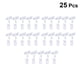 thumbnail image 3 of GOOHOCHY 25Pcs Transparente Doble Cabeza Universal Abrazadera Estante Abrazadera Crystal Clip Rack clip, 3 of 7