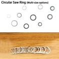 thumbnail image 6 of 10pcs Circular Saw Blade Reducting Rings Conversion Ring for Saw Blade Cutting Washer Multi-Size 16/20/22/25.4/30/32/35MM, 6 of 7