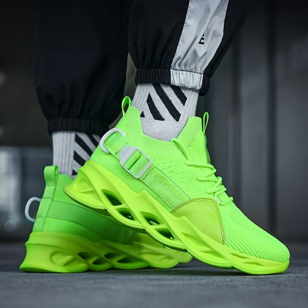 

Solid Color High Impact Versatile Casual Sneakers Breathable Blade Type Lace Up Thick Sole Running Athletic Shoes Women s Footwear