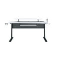 thumbnail image 6 of "ACME Vildre Gaming Table w/USB Port, Black & White Finish 93134", 6 of 7