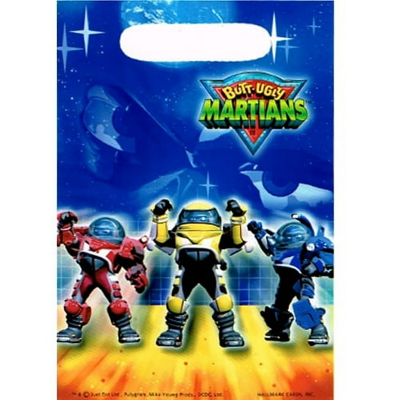 Butt-Ugly Martians Vintage 2001 Favor Bags (8ct)