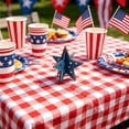 thumbnail image 4 of Cififendec 4th of July Star Tabletop Decor, 4.72"×4.25", Patriotic Red White Blue Hollow-Out Ornament for Dining Table Centerpieces Displays(Blue), 4 of 5