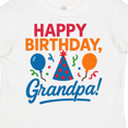 thumbnail image 4 of Inktastic Happy Birthday Grandpa Party Hat Balloons Boys or Girls Toddler T-Shirt, 4 of 5