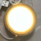 thumbnail image 1 of Base de lámpara de madera maciza con difusión de luz, soporte de lámpara redondo para manualidades de madera, luz de noche, bola de cristal, 1 of 6