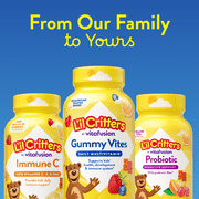 Lil Critters Gummy Vitamins Omega-3 + Choline for Brain Health Support, 90 Count