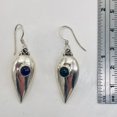 thumbnail image 6 of Semi-Precious Natural Royal Amethyst Sterling Silver Drop Earrings | 2" Long |, 6 of 11