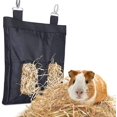 thumbnail image 5 of Comedero para conejos, cobayas, heno, comedero para conejos, chinchilla, bolsa de almacenamiento (negro), 5 of 5