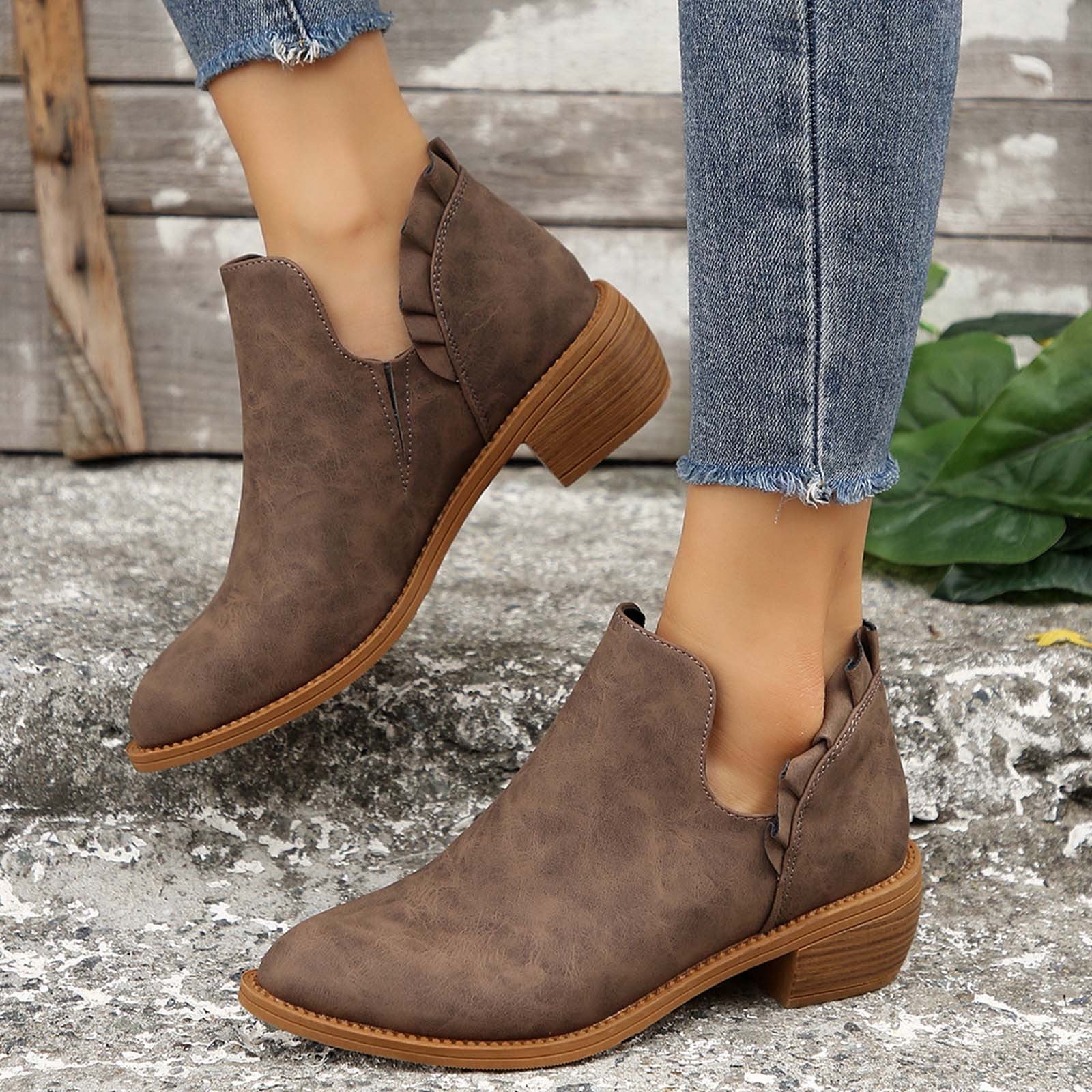 Cameland Women's Winter Plus Size New English Lace Back Zipper