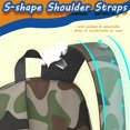 thumbnail image 4 of 17 Inch Lightweight Backpack,PVC Waterproof Oxford Fabric, Ergonomically Designed, with Large Capacity, Camouflage Print, 4 of 5