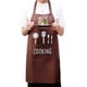 thumbnail image 5 of Moyic Excelente rendimiento impermeable que cocina el delantal impermeable de la cocina para hombres y mujeres premium de par en par Cocina y Comedor Rojo, 5 of 6