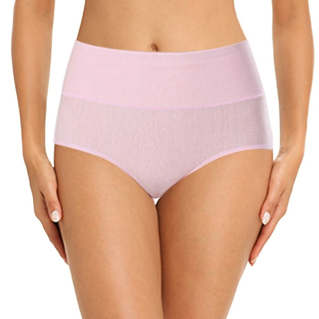 Culottes pour Femmes Classification de Produit et Titre pour Culottes Unies Taille Haute Grande Taille pour Confort Menstruel Culottes Pures pour Usage Quotidien