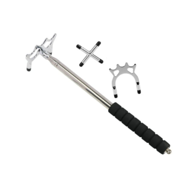 Wweixi Support Rétractable pour Queue de Billard, Pont, Bâton de billard, Or Argent 35cm
