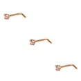 thumbnail image 2 of Tornillo de Nariz Ornamento Elegante Acero Inoxidable Dorado sweethay, 2 of 6
