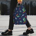 thumbnail image 2 of Easygdp Dinosaur Astronaut Mochila Ligera de 15 Pulgadas para Estudiantes, Mochila Cómoda para la Escuela y Viajes, Correas Ajustables, 2 of 6