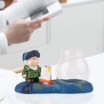 thumbnail image 4 of Maceta de resina para niños con forma de bulbo hidropónico, ideal como recuerdo para el salón, hecha a mano. Chico, 4 of 7