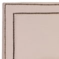 thumbnail image 2 of SAFAVIEH Cory Headboard Brass Nail Head Beige Full, 2 of 2