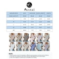 thumbnail image 3 of Asvivid Ladies Striped Long Sleeve Blouses with Front Pockets Color Block Shirts Lightweight Butttoned Retro Pullover Tops US 12-14, 3 of 7