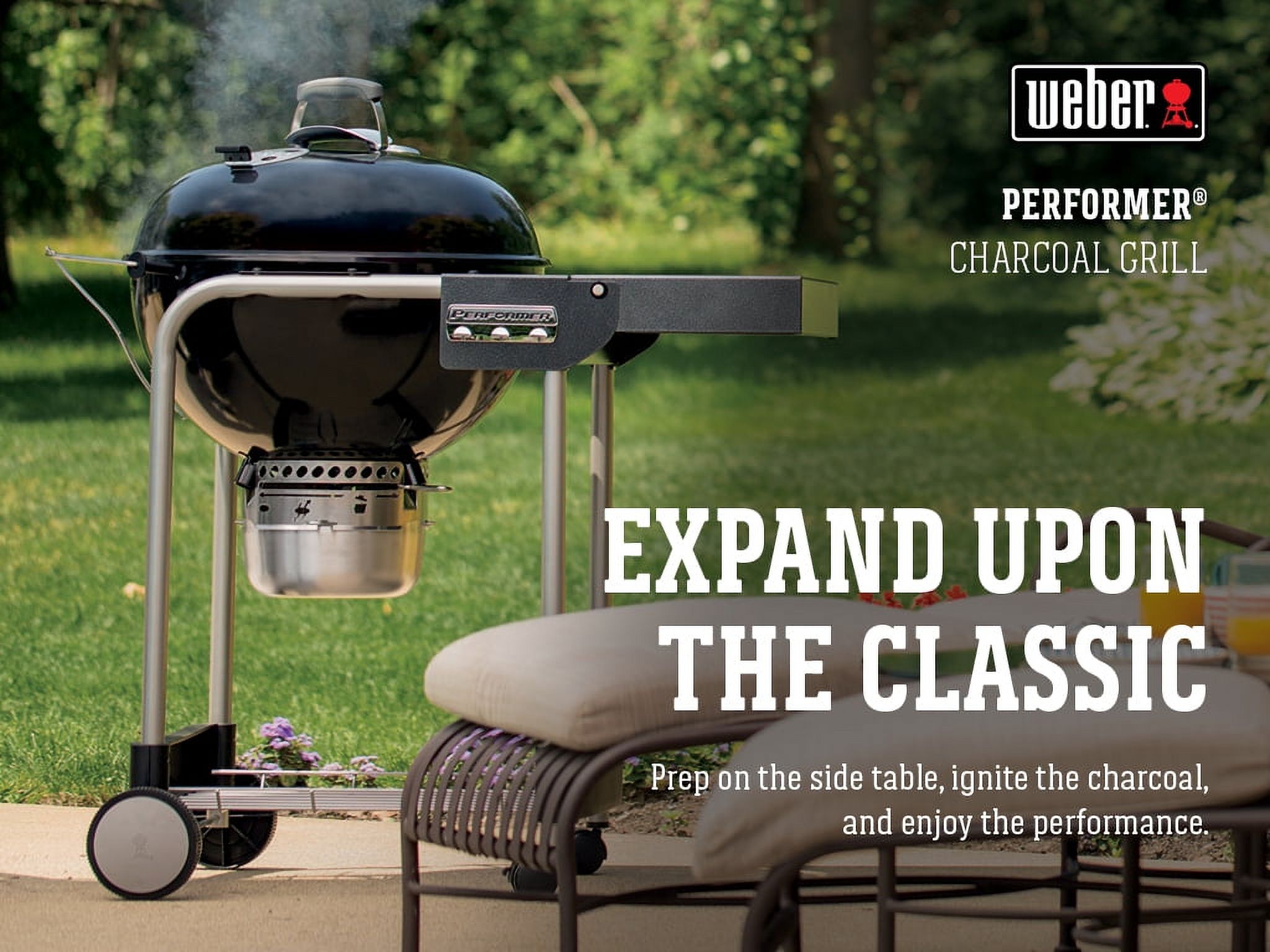 Weber Performer 22" Black Charcoal Grill - image 3 of 16