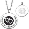 Personalized Planet Sister "Friend" Sterling Silver Pendant