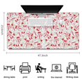 thumbnail image 5 of Long Mouse Pads for Desk,Multicolor Christmas Pattern Desk Mats on Top Of Desks, Desk Mouse Pad Extra Large with 3mm Non-Slip Base and Stitched Edge for Gaming,Office,Work,Home 47.3x23.6in, 5 of 5