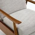 thumbnail image 6 of Terni Wood Arm Push Back Recliner in Sea Oat Beige Performance Fabric, 6 of 16