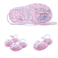 thumbnail image 5 of hoksml Girls Glitter Butterfly Jelly Sandals with Adjustable Strap, Waterproof Sparkly Summer Shoes for Kids Beach and Party Wear, 5 of 9