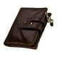 thumbnail image 2 of Cartera con bloqueo RFID, tarjetero plegable con ventanas de identificación, s para hombre, tarjetero RFID con cremallera a presión portátil café Yinane Cartera con bloqueo RFID, 2 of 8
