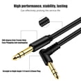 thumbnail image 3 of Cable de instrumentos Belipro TRS de 6,35 mm, 20 pies, macho a macho, 3 of 7