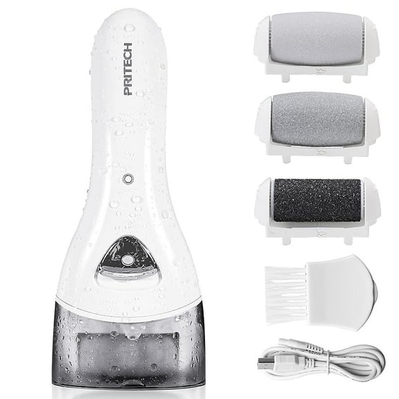 Electric Foot Callus Removers Rechargeable, Portable Electronic Foot File Pedicure Tools, Electric Callus Remover Foot Scrubber Kit, Professional Foot Care Ideal Gift for Dead, Hard Cracked Dry Skin