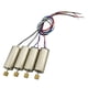 thumbnail image 1 of Motores sin núcleo CUTICAT 4 Piezas 2 CC y 2 CCW 7.4 V con engranaje para DFD F183 H8C RC Quadcopter, 1 of 8