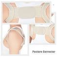 thumbnail image 2 of LEEYNEER Posture Corrector Leather Office Use 1Pcs 8.45X2.55X0.08in, 2 of 8