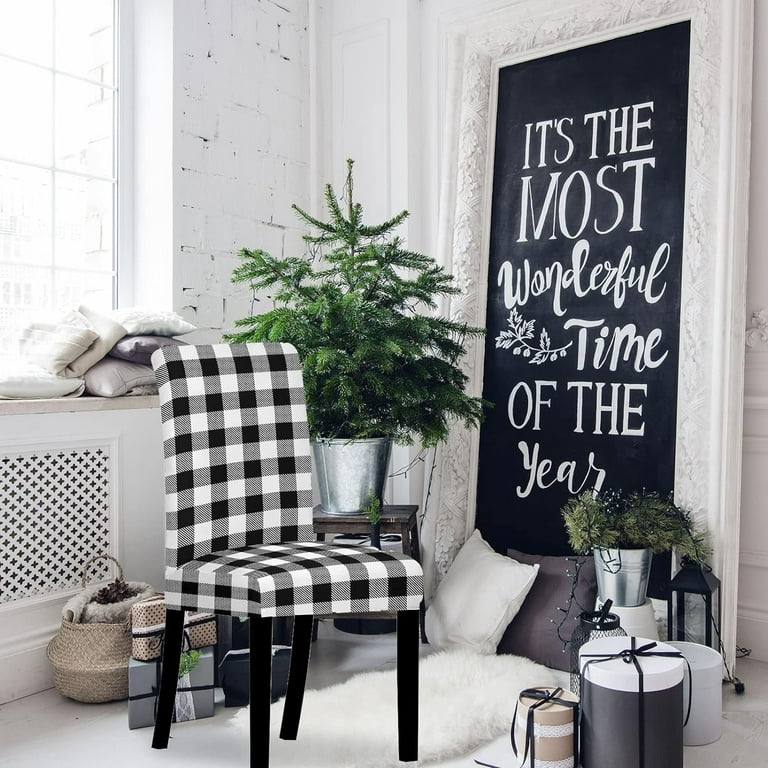 Buffalo check chair cover new arrivals