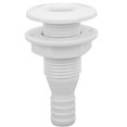 thumbnail image 3 of Accesorio pasante para casco - Conector de manguera ABS recto de 5/8 pulgadas para barcos y marinos (blanco), 3 of 10