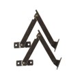 thumbnail image 4 of SHOWERORO 2Pcs Support Hinge Iron Coffee Smooth Movement Easy to Install Desk Hinges for Wood, 4 of 8