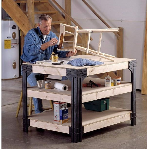 Hopkins 2x4 Basics Heavy Duty Work Bench Legs, Durable