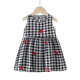 thumbnail image 1 of Verano Bebé Niñas Vestido Ropa Niños Sin mangas Princesa Frocks Flor Estampado floral Vestido de dibujos animados Animal Fruta Playa Vestidos 5T (Etiqueta 130) Gao Jinjia LED, 1 of 2