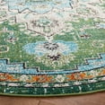 thumbnail image 4 of SAFAVIEH Madison Dalia Oriental Area Rug, Green/Turquoise, 9' x 9' Round, 4 of 12