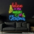 thumbnail image 4 of Glowneon Believe In The Magic Of Christmas Neon Sign, Christmas Quote LED Sign, Christmas Tree Neon, 4 of 5